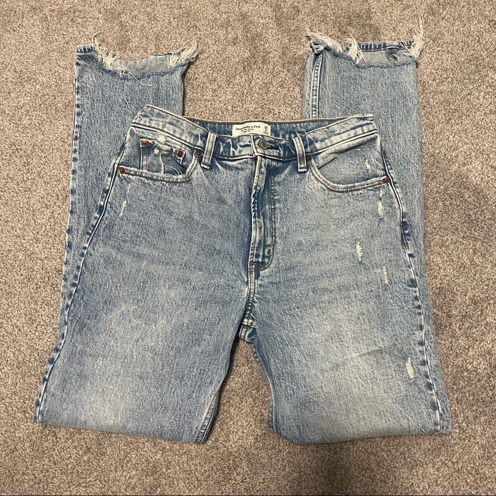 Abercrombie 90’s skinny high rise jeans